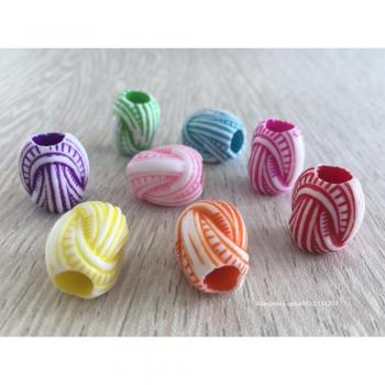 10pcs Dreadlock Hair Beads for Crochet Braids