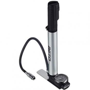 Prophete Alu-Mini-Standpumpe, schwarz/Silber, L