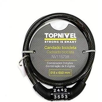 Antirrobo de Bicicleta con Forro de Silicona 12x650mm