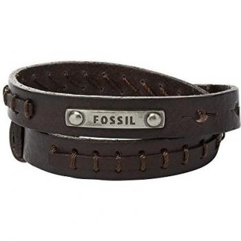 Bracelet double Fossil en cuir JF87354040