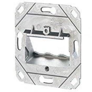 Caja de conexión UP0 para módulos Cat.6A, 3 puertos, METZ CONNECT 1309141200-E