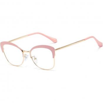 Lunettes anti-lumière bleue pour femmes, verres de prescription, monture intégrale, UV400, résistant aux rayures, revêtement anti-bleu