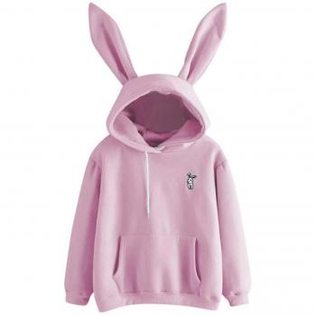 Top à Capuche Rabbit Ear – Femmes – Style Casual
