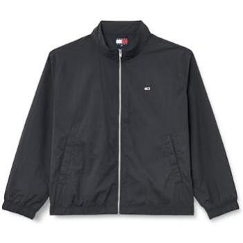 XL Tommy Hilfiger Men’s Black Polyester Zip-Up Jacket with Iconic Logo
