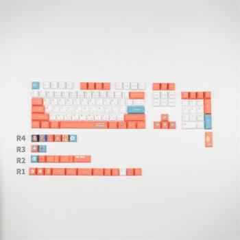 Tapa de teclado PBT Little Fire Dragon para GK64