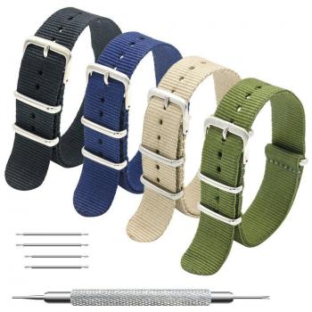 Cinturino Orologio MEGALITH 4 Pacchetti 18mm 20mm 22mm