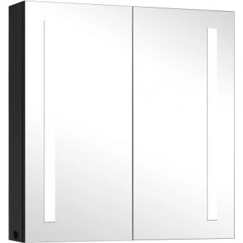 VidaXL LED Bathroom Mirror Cabinet 24.4x5.5x23.6