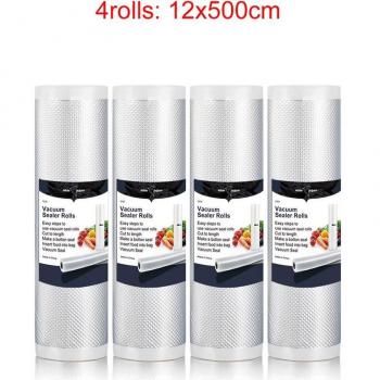 White Dolphin 4 Pack Vacuum Sealer Rolls 500cm
