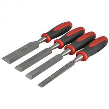 Wooden Chisel Kit, 4‑Piece, Multi‑Hue Wallet – FAIWCRSET4W