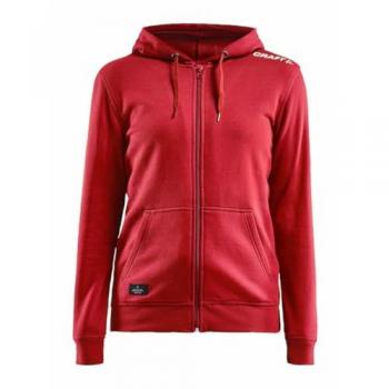 Sudadera con cremallera para mujer Craft community roja L