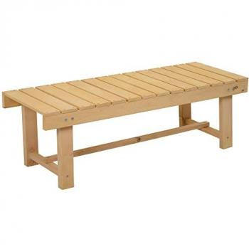 Outsunny Solid Wood Outdoor Loveseat