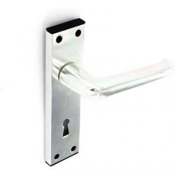 Securit Aluminum Lock Handles Bright (Pair)