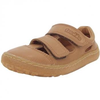 UK 11 Caramel Frog‑Style Barefoot Sandals for Kids – FRODDO