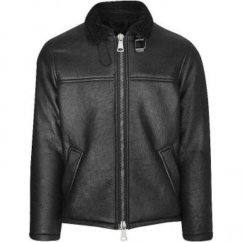 Blouson Giorgio Brato en cuir noir 56