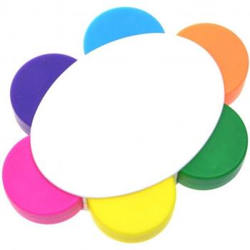 Nette Blumenmarker in Pastellfarben