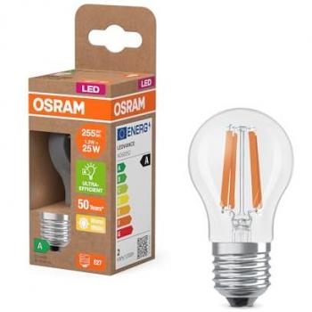 Ampoule LED Filament Sphérique OSRAM – E14 – 1,2 W – 2700 K – 255 lm