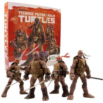 Colección Zombie Turtle – 4 Figuras 13 cm (IDW Comics, BST AXN)