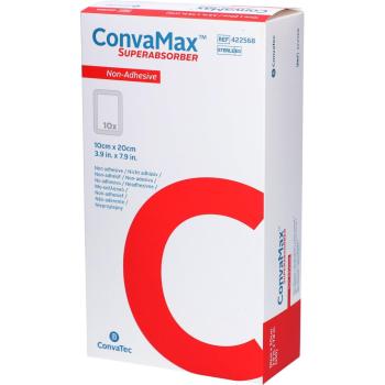 Convatec ConvaMax Superabsorbant Pflaster, 10 × 20 cm – nicht klebend (10x)