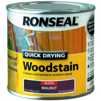Ronseal Express Dry Wood Coat – Walnut, 250 ml