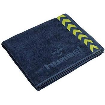 Hummel Vintage Towel Dark Denim / Lime Punch 160 x 70 cm