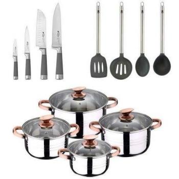 San Ignacio Set de Cuchillos y Utensilios de Cocina 8 Pcs
