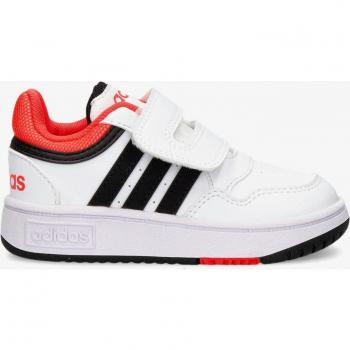 Adidas Hoops 3.0 CF I Sapatilhas para Crianças Brancas com Detalhes Coloridos
