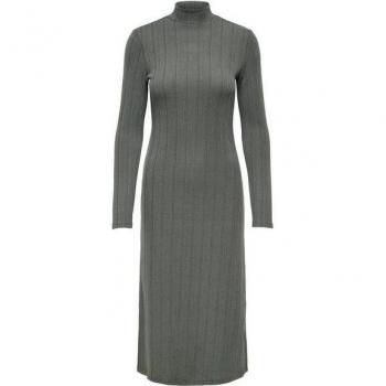 JDY Robe côtelée gris XL