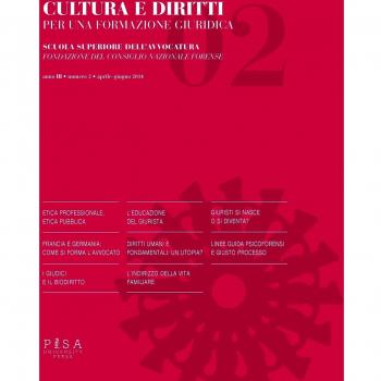 Cultura e diritti. Per una formazione giuridica