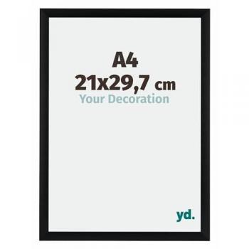 Cadre Murale A4 en Aluminium Noir