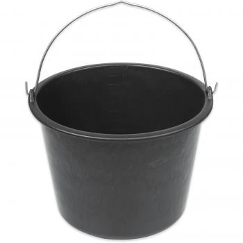 Betra zwarte emmer 12 liter