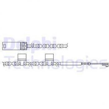 Sensor de desgaste de frenos DELPHI LZ0242