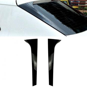 Stickers laterales para cristal trasero, separador para alerón de techo, acabado en negro perlado, 2 unidades, específico para Skoda Kodiak