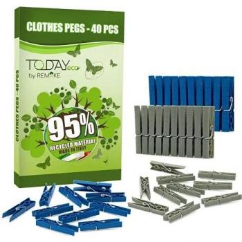 GreenLine 40 – Durable Eco-Friendly Clothes Pegs