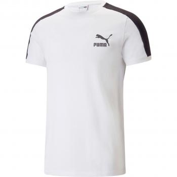Puma T-Shirt T7 Iconic 538204 Weiß Slim Fit
