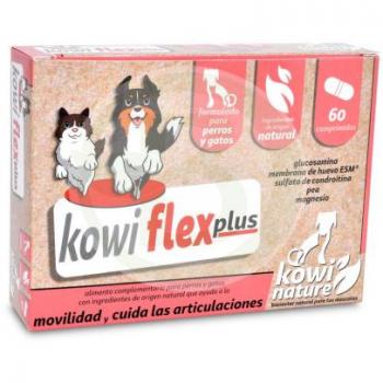 Kowi Nature Vet Flex Plus 60 Comprimidos Especial para Perros y Gatos