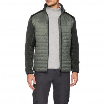 CMP Herren Hybrid‑Fleece‑Kombi Jacke – Kaki, 56