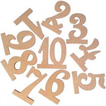 DIY Wooden Table Number Plates