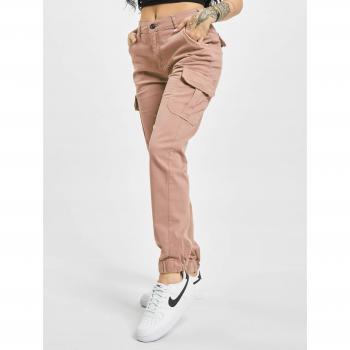 Urban Classics Pantaloni Cargo A Vita Alta TB308 Rosa