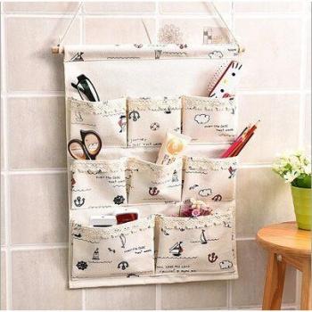 Linen Wall Storage Pouch