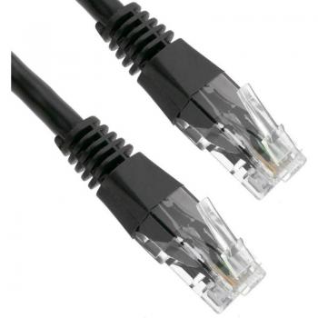 Câble RJ45 Cat 6 Noir 10 m – Réseau