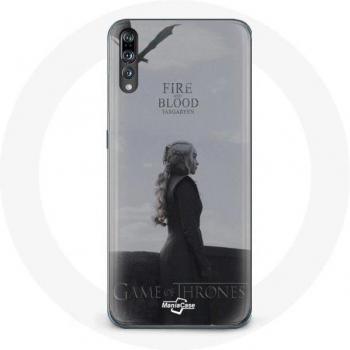 Housse Huawei P20 “Feu & Sang” – Logo G, saison 8