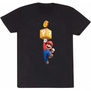 Camiseta Super Mario Bros Mario Moneda Moda talla S