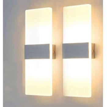 Stoex Elegant 6W Acrylic LED Wall Fixture – Living Room & Bedroom