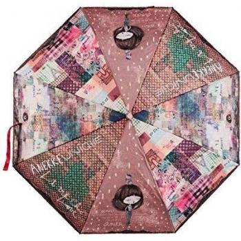 Faltbarer Anekke Couture Handschirm in Beige