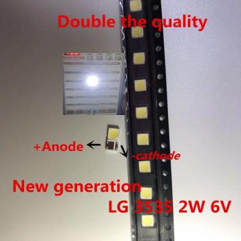 50PCS 3535 SMD LED Beads Backlight Strips for LG LED TVs, 6V