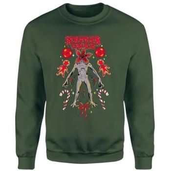 Stranger Things Green Demogorgon Christmas Jumper – 2XL