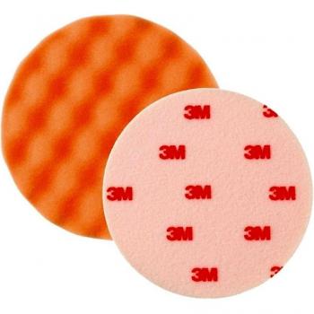 M 50456 Mousse de Pulido Alveolado Naranja Diámetro 133 mm Hookit