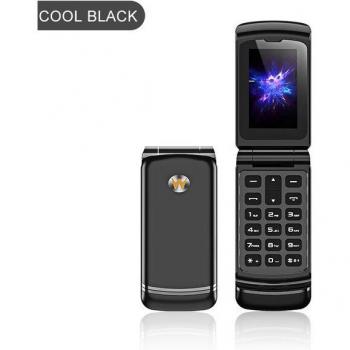 Teléfono GSM clamshell con teclado ruso y Magic Voice
