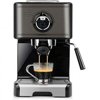 Black+Decker BXCO1200E Espresso Maker – 15 Bar, 1200 W, Dual‑Use (Grounds & Pods)