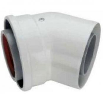Worcester 45-Degree Elbow, White